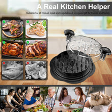 Load image into Gallery viewer, SURETIVIAN Chicken Shredder Large Chicken Breast Shredder Tool Twist with Brush&Fork, Visible Meat Shredder Machine, Strong Anti-Slip Strip, Ergonomic Handle, BPA Free, Suitable for Pork Beef Chicken