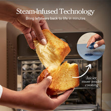 Load image into Gallery viewer, Our Place Wonder Oven | 6-in-1 Stainless Steel Air Fryer Toaster Oven Combo with Basket, Rack, Pan & Tray | Compact 13 QT Countertop Capacity - Toast, Roast, Bake, Reheat, Broil & Steam | Steam