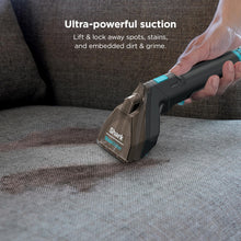 Load image into Gallery viewer, Shark StainStriker Portable Carpet & Upholstery Cleaner w/on board self cleaning - Spot, Stain, & Odor Eliminator, Includes 2 Cleaning Tools & 2 Cleaning Solutions, Charcoal, PX221BRN