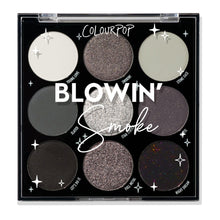 Load image into Gallery viewer, ColourPop Blowin' Smoke Eyeshadow Palette - Silver & Smokey Eye Eyeshadow Palette with Metallic & Matte Finishes - High-Pigment Eye Makeup with Long-Wearing Formula (0.3 oz)