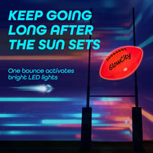 Load image into Gallery viewer, GlowCity Glow in The Dark Football - Light Up, Youth Size Footballs for Kids - LED Lights and Pre-Installed Batteries Included