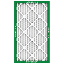 Load image into Gallery viewer, Filterbuy 16x25x1 Air Filter MERV 8 Essential Dust & Allergy Defense (4-Pack), Electrostatic Pleated HVAC AC Furnace Filters Replacement (Actual Size: 15.50 x 24.50 x 0.75)