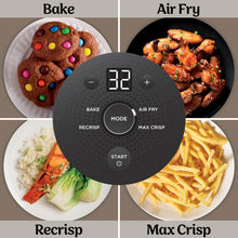 Load image into Gallery viewer, Ninja Crispi 4-in-1 Glass Air Fryer | 450°F | Non-Toxic | 4QT & 6-Cup Glass Containers w/Lids | Microwave, Freezer, Dishwasher Safe | Max Crisp, Air Fry, Bake, Recrisp | Stone | FN101ST