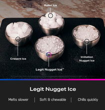 Load image into Gallery viewer, GE Profile Opal Ultra, Countertop Nugget Ice Maker, 1 Gal XL Side Tank, *Amazon Exclusive*, 38 lbs/Day, Pebble Pellet Crushed Ice Machine, WiFi Moonstone Blue