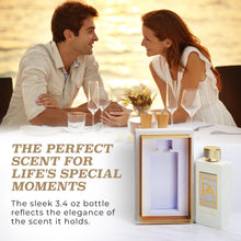 Load image into Gallery viewer, Blanca Pura Eau de Parfum for Men & Women by Perfuadictos - Elegant Jasmine Perfume with White Musk & Magnolia - Long-Lasting 25% Fragrance Concentration - Luxurious Gift (3.4 fl oz)