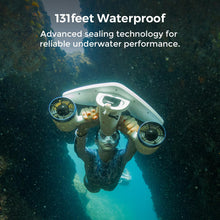 Load image into Gallery viewer, Sublue Mix Underwater Scooter with Action Camera Mount 2 Gear Speed 45 Minutes 22lbf 131ft Waterproof Dual Motors Water Sports Pool Diving Snorkeling for Adults (Mix AquaBlue-2026)