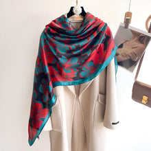 Load image into Gallery viewer, Large Mulberry Silk Feeling Long Stain Scarf Lightweight Sunscreen Shawls Wraps for Women