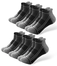 Load image into Gallery viewer, BAMBOO COOL Mens Ankle Socks Bamboo Viscose Athletic Moisture-Wicking Low Cut Running Cushioned Socks