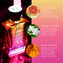 Load image into Gallery viewer, H HABIBI Radiant Florals & Amber Musk Perfume for Women - Fresh, Soft, Seductive Women's Perfume - Notes of Violet, Rose & Jasmine Perfume - Made in USA - Feminine Women's Eau de Parfum