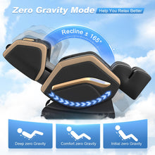 Load image into Gallery viewer, NAGLIFOR Massage Chair Full Body, Zero Gravity Massage Chair 2026 for Back Fatigue with 10 Fixed Rollers, Heating, Airbags, Phone Controller, Bluetooth Speaker, Nightlights for Living Room, Bedroom