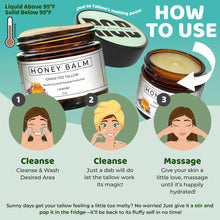 Load image into Gallery viewer, Really Good Blends Tallow and Honey Balm, Handmade, Organic Body Butter, Grass-Fed Beef Tallow for Skin, Soothing All-Natural Moisturizer | Made in USA - 2 oz (Lavender)