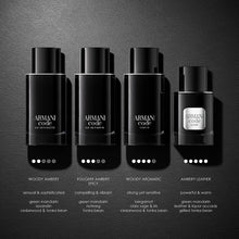 Load image into Gallery viewer, Armani Beauty – Code – Eau de Parfum – Cologne for Men – Fougère Ambery Spicy Men’s Fragrance – Green Mandarin, Nutmeg, Tonka Bean Notes - 4.2 Fl Oz