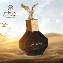 Load image into Gallery viewer, Nabeel Master Perfumer Collection - Al Bashiq for Unisex - Arabian Perfume for Women & Men - Fragrance with Leather, Incense, Saffron, Lavender Scent - Arabic Cologne - Travel Size - 3.3 oz EDP Spray