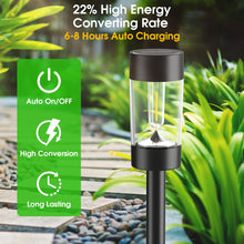 Load image into Gallery viewer, Eyrosa Solar Lights Outdoor, 12 Pack Waterproof Solar Landscape Lighting for Pathway Garden Yard Path Walkway Driveway Lawn Patio Outside Decor, Warm White
