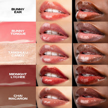 Load image into Gallery viewer, Sacheu Lip Elixir Nourishing Lip Glaze and Lip Tint Gloss. High-Shine Lip Gloss. Moisturizing Lip Gloss Enriched with Lip Oils For Hydrating Smooth Finish, Cruelty-Free (Clear)