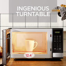 Load image into Gallery viewer, BLACK+DECKER Microwave Oven Countertop, 1.1 Cu.Ft, 1000W, Stainless Steel