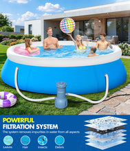 Load image into Gallery viewer, KimFilter Pro Series 1000 GPH Above Ground Pool Filter Pump, Powerful Pool Cartridge Filter Pump, Water Circulation and Filtration System -Improved Water Clean & Clarity, Pools Pumps Above Ground-Gray