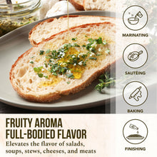 Load image into Gallery viewer, Roi Extra Virgin Olive Oil from Italy - Cucina Ligurian Olive Oil from Italy, First Cold Pressed, Pure, Polyphenol Rich EVOO, 34 fl oz (1 liter)