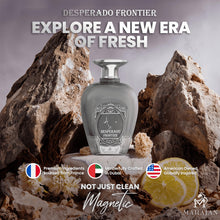 Load image into Gallery viewer, Mahajan Desperado Frontier Eau de Parfum – Rugged & Fresh Men’s Cologne – Spicy Citrus & Warm Woods – Bold, Masculine, All-Day Long-Lasting Perfume (3.4 oz)