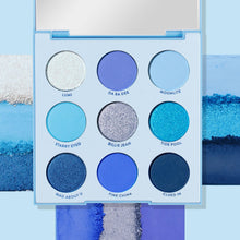 Load image into Gallery viewer, ColourPop Blue Moon Eyeshadow Palette - Monochromatic Blue Shadow Palette with Matte, Metallic and Duochrome Finishes - High-Pigment Eye Makeup with a Long-Wearing Formula (0.3 oz)