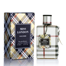 Load image into Gallery viewer, Miss London for Women Eau De Parfum - Honeysuckle, Rose, Jasmine, Peony - Elegant Blends with Floral, Citrus & Woody Note - Fresh & Feminine Scent - 100ml Bottle for Daily Wear & Special Occasions