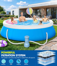 Load image into Gallery viewer, KimFilter Pro Series 1000 GPH Above Ground Pool Filter Pump, Powerful Pool Cartridge Filter Pump, Water Circulation and Filtration System -Improved Water Clean & Clarity, Pools Pumps Above Ground-Blue