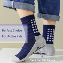 Load image into Gallery viewer, Marchare Boys Soccer Socks Athletic Sports Socks 10-14 Years Hospital Grip Soccer Socks For Boys Girls 5 Pack
