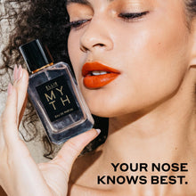 Load image into Gallery viewer, Ellis Brooklyn MYTH Eau de Parfum, Sophisticated Jasmine Musk Perfume for Women, Clean, Vegan, Paraben-Free, Long Lasting, Notes of Bergamot, Tiger Orchid & White Cedarwood, 50ml / 1.7oz