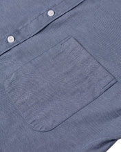 Load image into Gallery viewer, Alimens & Gentle Mens Dark Blue Button Down Shirts Long Sleeve Dress Shirt Work Oxford Shirt with Pocket,Navy,Large