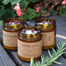 Load image into Gallery viewer, Aromatherapy Organic Jasmine & Rose Natural Soy Wax Candle | Dry Flowers Scented | 100% Pure Essential Oil | Gift for Your Partner | Home Decor | Relax Your Mind | Long Lasting - 9Oz