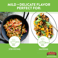 Load image into Gallery viewer, Pompeian Smooth Extra Virgin Olive Oil, First Cold Pressed, Mild and Delicate Flavor, Perfect for Sauteing & Stir-Frying, Naturally Gluten Free, Non-Allergenic, Non-GMO, 68 Fl Oz, Single Bottle