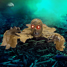 Load image into Gallery viewer, JOYIN Halloween Zombie Groundbreaker Outdoor Decoration, Zombie Groundbreaker with Light-up Eye and Creepy Sound (IR Sensor Activated) for Halloween Outside, Lawn, Graveyard Decor, Haunted House Props