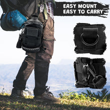 Load image into Gallery viewer, 1 Gallon Water Bottle Insulated - 128 Oz Stainless Steel Metal Water Jug with Holder - | Carrying Bag | Spout Handle | Straw Lids | Keep Cold & Hot | - Black Tactical Flask for Travel Hiking Sport