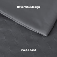 Load image into Gallery viewer, Amazon Basics Cooling Comforter, Soft Lightweight Waffle Weave Blanket for Hot Sleepers, Summer & All Season Bedding to Keep Cool for Night Sweats, 106"x90", King, Dark Gray