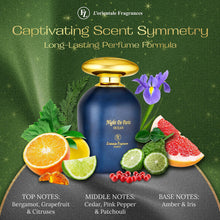 Load image into Gallery viewer, L'Orientale Fragrances Night De Paris Ocean 100ml / 3.3oz - Oil-Based Perfumes for Women & Men, Unisex Aromatic Aquatic Eau de Parfum w/Bergamot - Long-Lasting Up to 24 Hours, Ideal for All Seasons