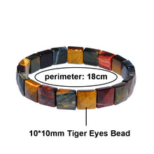 Load image into Gallery viewer, BOEYCJR Colorful Tiger Eyes Natural Stone Beads Bangles & Bracelets Handmade Jewelry Energy Bracelet for Women or Men