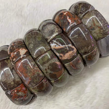 Load image into Gallery viewer, Natural Rainforest Agate Beads Bracelet Natural Gemstone Jewelry Bangle For Woman For Man Wholesale