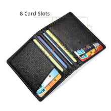 Load image into Gallery viewer, YUECIMIE Super Slim Soft Wallet 100% Genuine Leather Mini Credit Card Holder Wallets Purse Thin Small Card Holders Men Wallet
