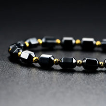 Load image into Gallery viewer, 460mm Black Hematite Necklace Men Women Metal Neck Jewelry Health Magnetic Therapy Weight Loss Black Hematite Necklace Jewelry
