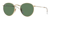 Load image into Gallery viewer, Ray Ban RB3447 ROUND METAL Sunglasses001 47M Arista/Crystal Green For Men For Women