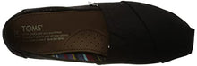 Load image into Gallery viewer, TOMS Women's Classic Alpargata Slip-On Shoe Black On Black Canvas 7 M