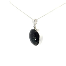 Load image into Gallery viewer, Starborn Nuummite Stone Pendant Necklace (22")