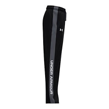 Load image into Gallery viewer, Under Armour boys Brawler 2.0 Pants , Black (001)/White , Youth Medium