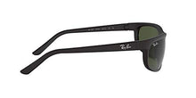 Load image into Gallery viewer, Ray-Ban Men's RB2027 Predator 2 Sunglasses, Black/Matte Black/Green, 62 mm