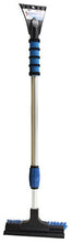 Load image into Gallery viewer, Mallory 581-E Telescoping 48" Sport Utility Snow Broom with Brush and Squeegee Head and Integrated Ice Scraper (Colors may vary)