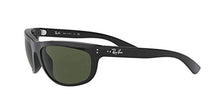 Load image into Gallery viewer, Ray-Ban Men's RB4089 Balorama Rectangular Sunglasses, Black/Green, 62 mm