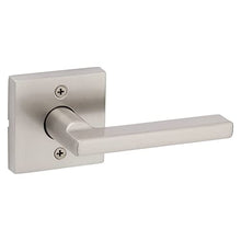 Load image into Gallery viewer, Kwikset Halifax Passage Door Lever for Hall and Closet Doors featuring Microban in Satin Nickel