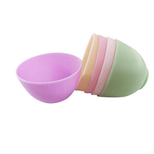 Load image into Gallery viewer, 3.3 Inch Home Use Silicone Facial Mask Mixing Bowl for Facial Mask,Mud Mask and Other Skincare Products Multi colored 5 Pcs (Small)