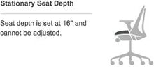 Load image into Gallery viewer, Herman Miller Sayl Ergonomic Office Chair with Tilt Limiter and Carpet Casters | Stationary Seat Depth and Arms | Black Frame with Licorice Crepe Seat
