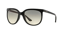 Load image into Gallery viewer, Ray-Ban Women's RB4126 Cats 1000 Eye Sunglasses, Black/Grey Gradient, 57 mm